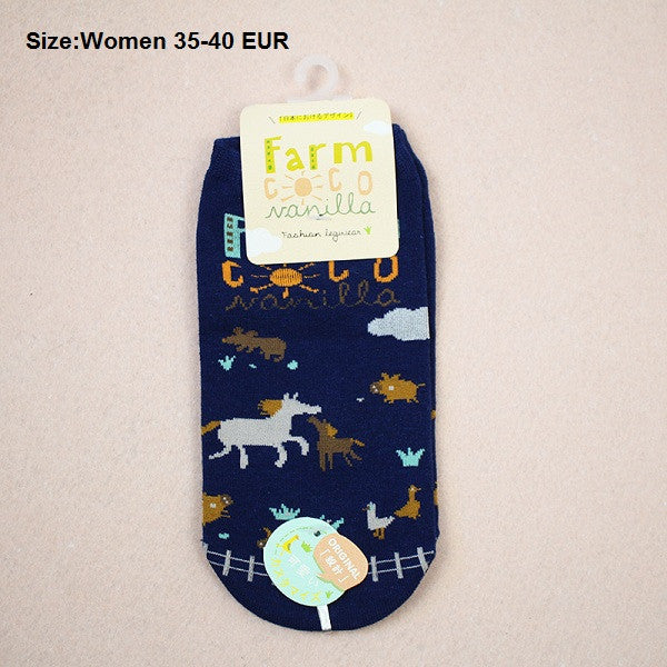 Quality New Creative Men Women Zoo Cotton Socks Animals Fox Dog Female Cartoon Unisex Lovely Women Socks Drop Shipping 1 Pair