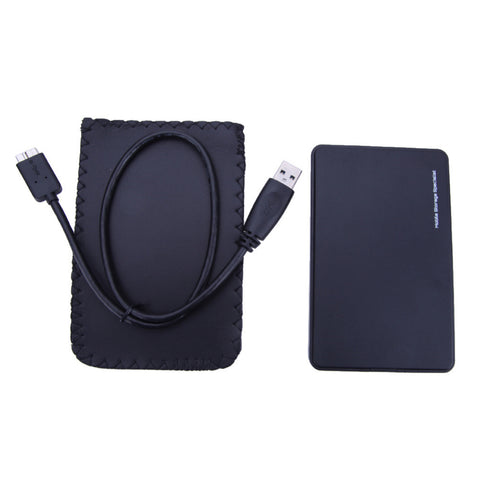 Black 2TB Mobile HDD Enclosure Case 2.5"inch USB 3.0 to SATA HDD Hard Drive External Enclosure Case High Quality HDD Box
