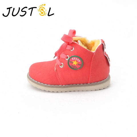 Hot sale children's winter shoes thick keep warm cotton-padded boots boys girls high quality non-slip comfortable boots 273