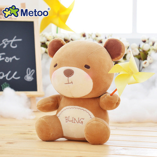 7.5 Inch Plush Sweet Lovely Stuffed Baby Kids Toys for Girls Birthday Christmas Gift 19cm Lion Rabbit Bear Panda Metoo Doll