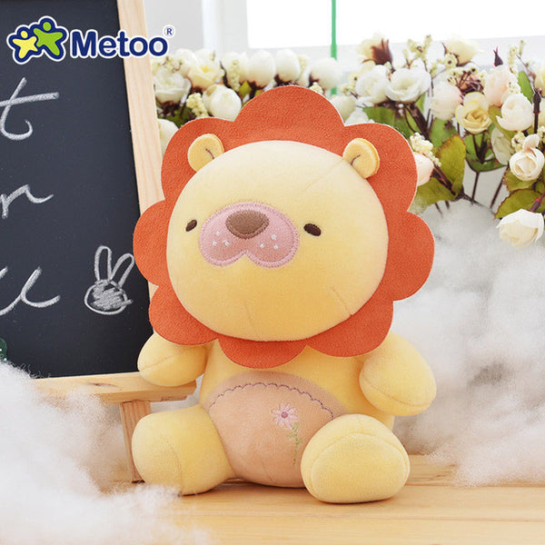 7.5 Inch Plush Sweet Lovely Stuffed Baby Kids Toys for Girls Birthday Christmas Gift 19cm Lion Rabbit Bear Panda Metoo Doll