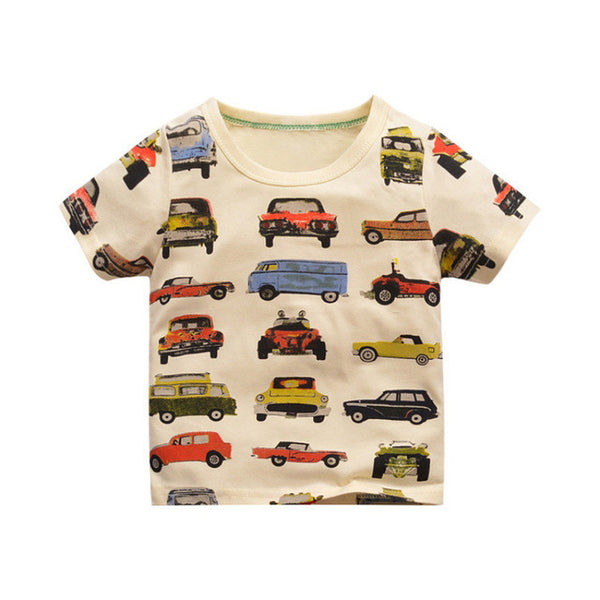Children's Kids Grils boys t-shirt Baby Clothing Little boy Summer shirt Tees Designer Cotton Cartoon for 1-6Y