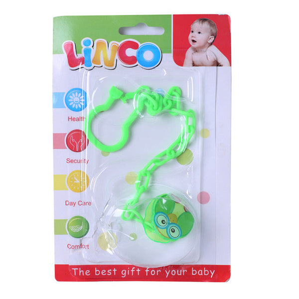 2017 New Baby Pacifier Chain Baby Dummy Clip Holder Feeding Product Animal Cartoon Baby Pacifier Anti lost Chain