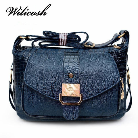 Wilicosh Hot Sale Women Messager Bags High Quality PU Leather Shoulder Bag Mom Causal Crossbody Bag Women Handbags Bolsas YF5723