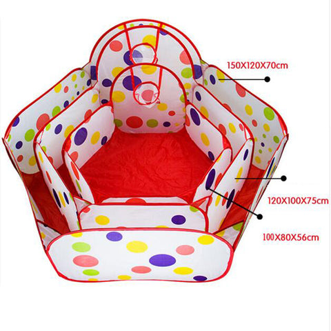 Baby Playpen Playpens Children Baby Playpens Safety Tents for Children with Basketry Kids Play Tent Ocean Ball Pool