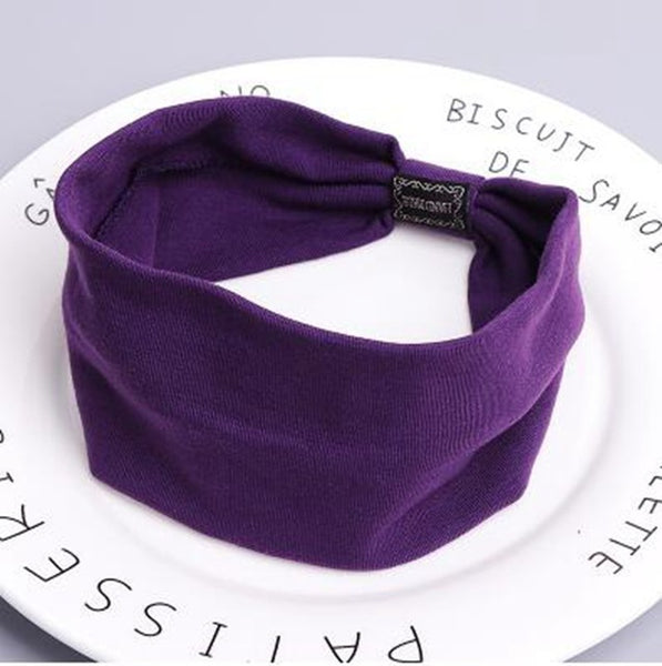 Korean Style Women's Hair Band Cotton Casual Face Shield Headband Female Woman Hair Accessories Hair Bows For Woman Ns025