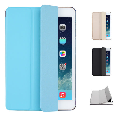TPU Material Sleep Wake Up Support Design Holder Protective Cover Case for iPad Air 1 Air 2 Pro 9.7