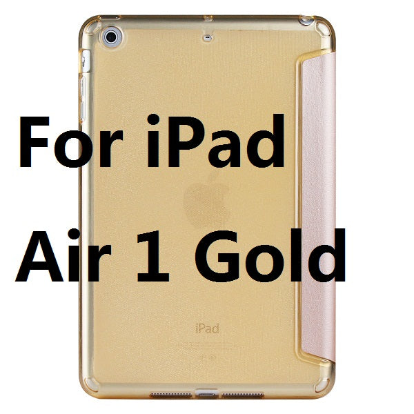 TPU Material Sleep Wake Up Support Design Holder Protective Cover Case for iPad Air 1 Air 2 Pro 9.7