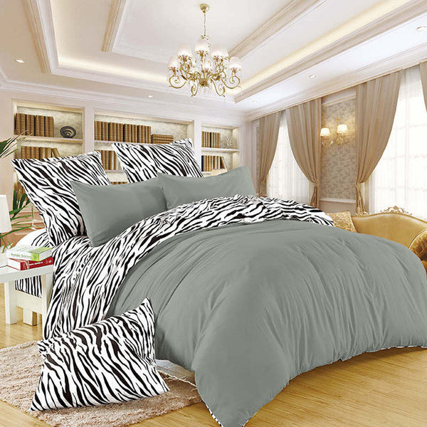 LILIYA Bedding Set Zebra Stripes High Quality Bedding Sets New Syle Flat Sheet Pillowcase Bed Linens Deisiner Duvet Cover#BM-