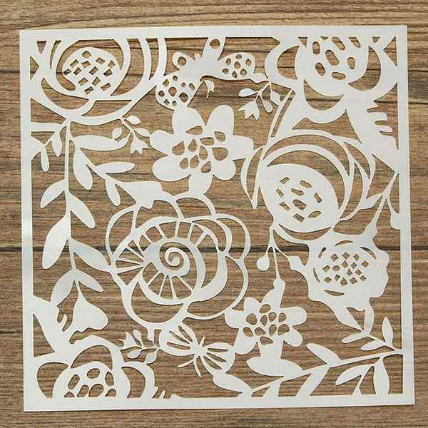 1Pcs Mixed Pattern Layering Stencils Template Stamping Decorative Embossing Painting DIY Album Scrapbooking Decor Plastic Crafts