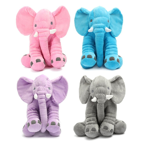 Locely Soft Baby Sleep Plush Animals Long Nose Elephant Doll Cute Plush Stuff Toys Portable Stuffed Toys Warm Gift For Baby Kids