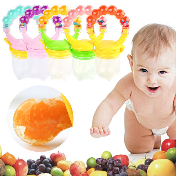 Supplies Soother Nipples Soft Feeding Tool Baby Infant Food Nipple Feeder Silicone Pacifier Fruits F20