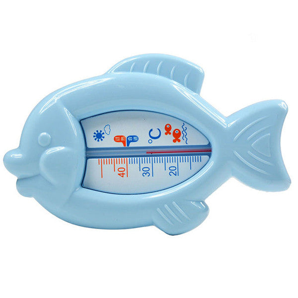 High Quality Baby Floating Fish Water Thermometer Plastic Float Bath Toy Tub Sensor 10-50C W20