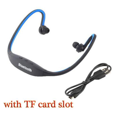Sport Bluetooth Earphone S9 Plus SD Card Slot Auriculares Bluetooth Headphones Microphone For iphone Huawei XiaoMi Phone