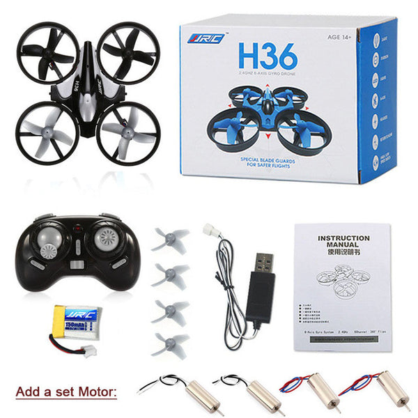 New JJRC H36 Mini Drone 6 Axis RC Micro Quadcopters With Headless Mode One Key Return Helicopter VS JJRC H8 Dron Toys For Kids