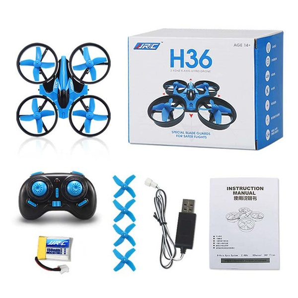 New JJRC H36 Mini Drone 6 Axis RC Micro Quadcopters With Headless Mode One Key Return Helicopter VS JJRC H8 Dron Toys For Kids
