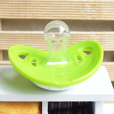 New Baby Silicone Transparent Infant Pacifier Baby Nipple Soother Joke Prank Toddler Teether Baby Pacifier Care F20