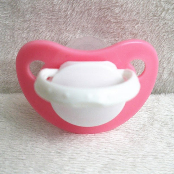 New Baby Silicone Transparent Infant Pacifier Baby Nipple Soother Joke Prank Toddler Teether Baby Pacifier Care F20