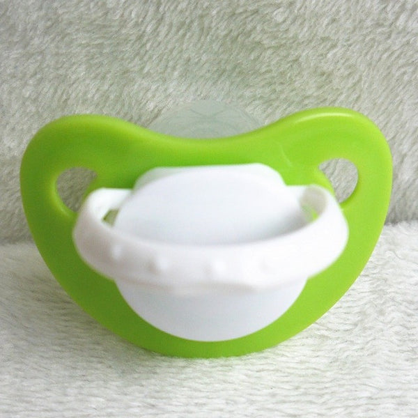 New Baby Silicone Transparent Infant Pacifier Baby Nipple Soother Joke Prank Toddler Teether Baby Pacifier Care F20