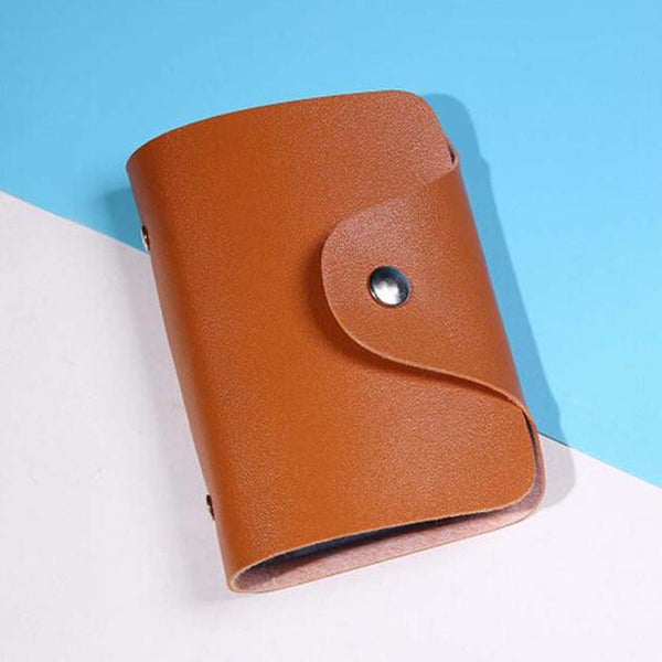 2017 Mini Wallet Men Women 12 Colors Available Leather Credit Card Holder Case Card Holder Wallet Business Card Wallets Bag Case