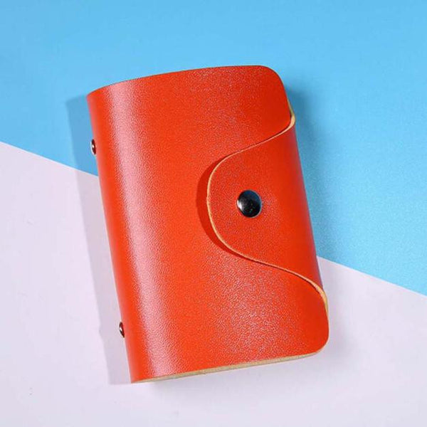 2017 Mini Wallet Men Women 12 Colors Available Leather Credit Card Holder Case Card Holder Wallet Business Card Wallets Bag Case
