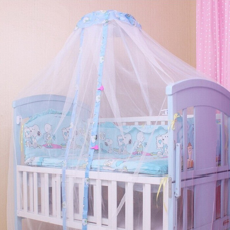 New Summer AutumnBaby Infant Nursery Mosquito Bedding Crib Canopy Net Hanging Dome VBQ96 P10