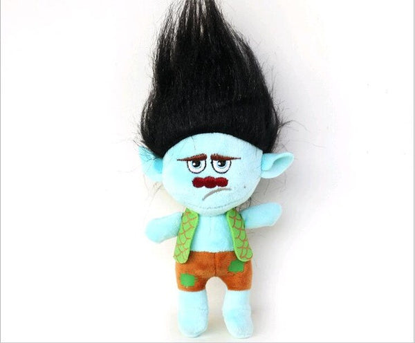 23-32cm Hot sale 2017 NEW Movie Trolls Plush Toy Poppy Branch Dream Works Stuffed Cartoon Dolls The Good Luck Trolls Christmas G