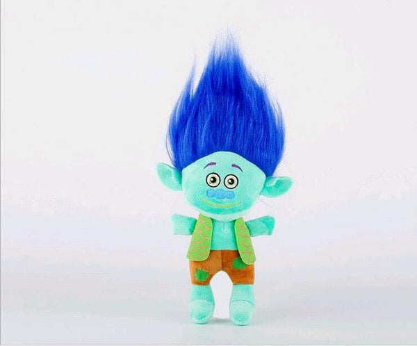 23-32cm Hot sale 2017 NEW Movie Trolls Plush Toy Poppy Branch Dream Works Stuffed Cartoon Dolls The Good Luck Trolls Christmas G