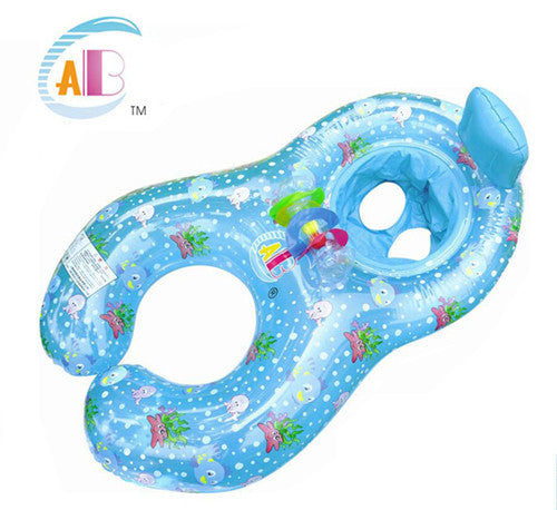 Baby Seat Float Ring Newborn Swim Trainer Mother And Child Swimming Circle Play Swim Rings Inflatable Flamingo Baby Pool Float