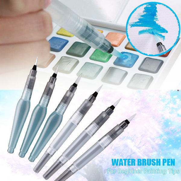 1Pc Refillable Pilot Water Brush Ink Pen for Water Color Calligraphy Drawing Painting Illustration Pen Office Stationery #91597