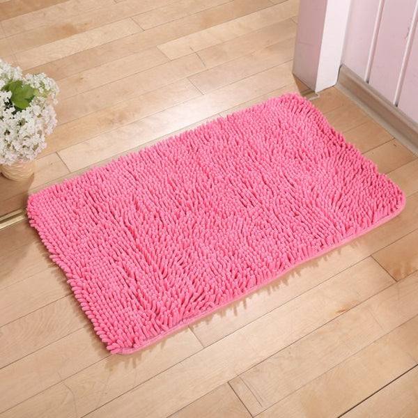 40*60cm/15.74*23.62in microfiber chenille bath mat bathroom door mats Free Shipping