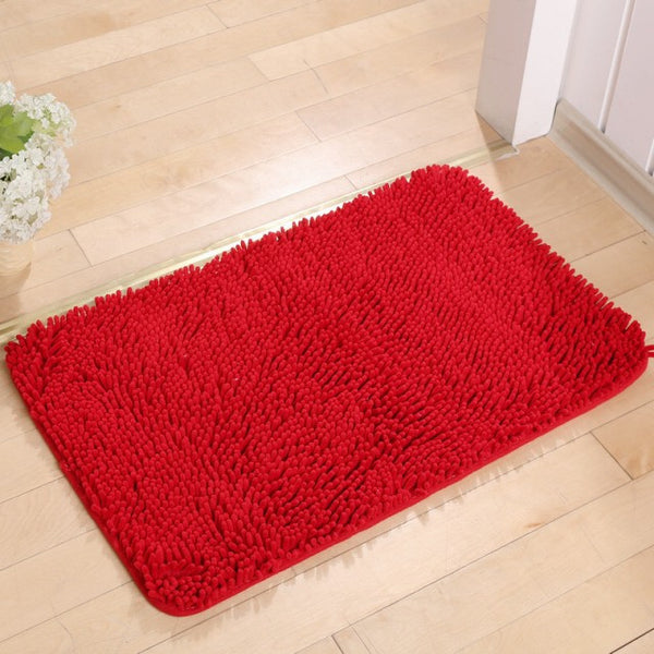 40*60cm/15.74*23.62in microfiber chenille bath mat bathroom door mats Free Shipping