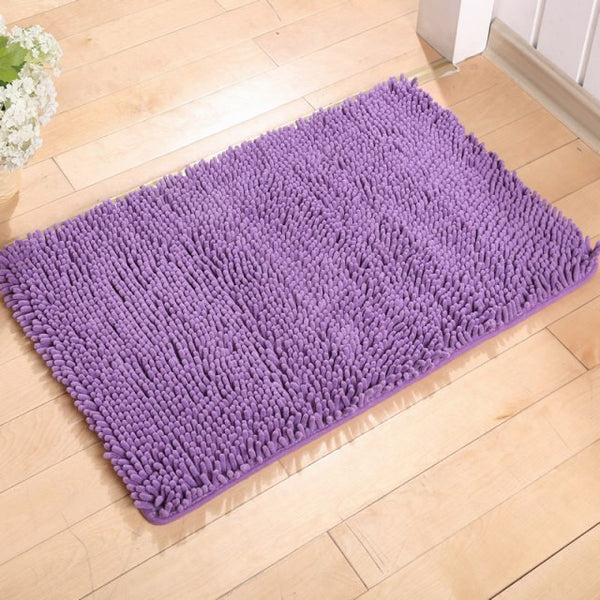 40*60cm/15.74*23.62in microfiber chenille bath mat bathroom door mats Free Shipping