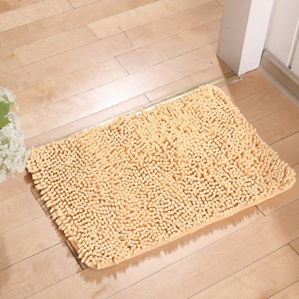 40*60cm/15.74*23.62in microfiber chenille bath mat bathroom door mats Free Shipping