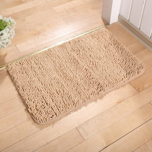 40*60cm/15.74*23.62in microfiber chenille bath mat bathroom door mats Free Shipping