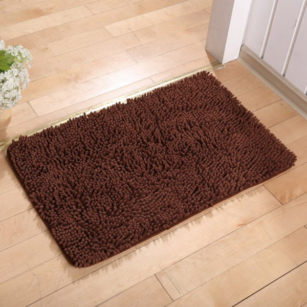 40*60cm/15.74*23.62in microfiber chenille bath mat bathroom door mats Free Shipping