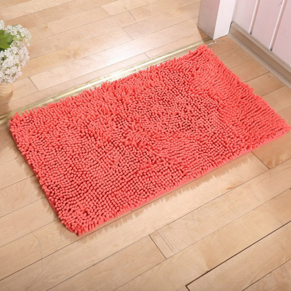 40*60cm/15.74*23.62in microfiber chenille bath mat bathroom door mats Free Shipping