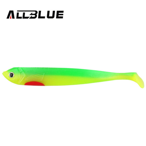 ALLBLUE 3pc/lot 9g/12cm Handmade Soft Bait Fish Fishing Lure Shad Manual Silicone Bass Minnow Swimbait Plastic Lure Pasca Peche