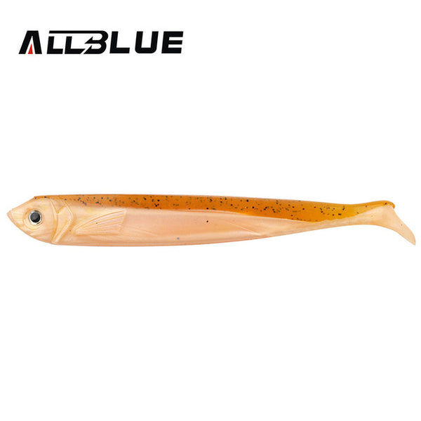 ALLBLUE 3pc/lot 9g/12cm Handmade Soft Bait Fish Fishing Lure Shad Manual Silicone Bass Minnow Swimbait Plastic Lure Pasca Peche