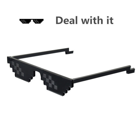 Deal With It thug life Glasses  8 bits of attitude sunglasses eyewear women and men dealwithit popular around the world