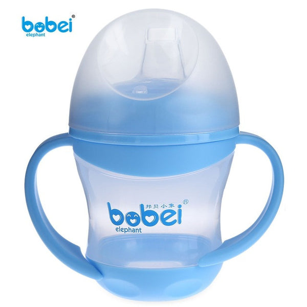 Brand Baby Feeding Bottle Kids Water Milk Bottle Soft Mouth Duckbill Sippy Infant Training Baby feeding Bottles Cups for Babies