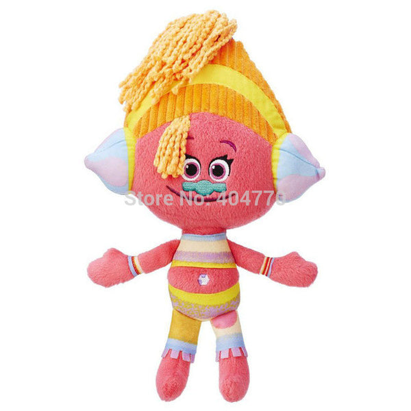 Dream works Movie Trolls Plush Toy Doll Cooper Poppy DJ Suki Harper Guy Diamond Branch Stuffed Dolls The Good Luck Trolls Gifts