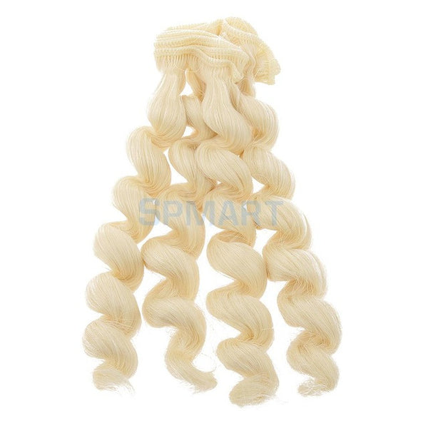 15x100cm DIY Curly Hair Wig Hairpiece for 1/3 1/4 1/6 BJD SD LUTS Dolls Making & Repair