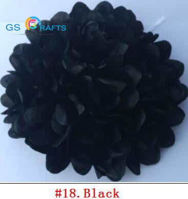 30pcs 4" 6" 8"(10cm 15cm 20cm) decorative Tissue Paper Pom Poms Mix Color Flower Balls Pompom for Wedding party home Decoration