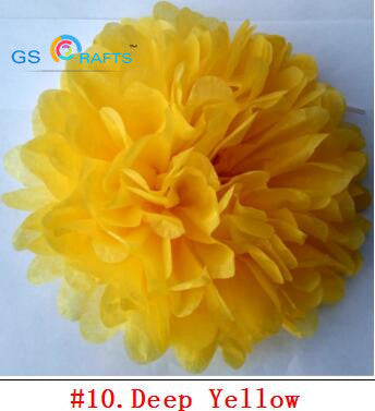 30pcs 4" 6" 8"(10cm 15cm 20cm) decorative Tissue Paper Pom Poms Mix Color Flower Balls Pompom for Wedding party home Decoration