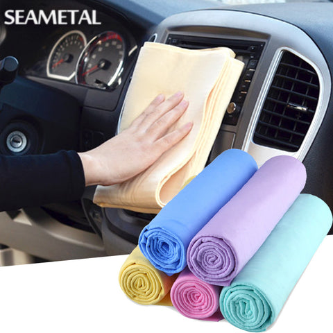 39x29cm Car Wash Towel Super Absorption Carwash Care Cleaning Cloths Synthetic Suede Handkerchief Supplies Auto Accessories