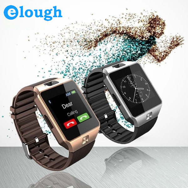 Elough Wearable Devices DZ09 Smart Watch With Free SD Card Electronics Wrist Phone Watch For Android Smart Phone Smartwatch DZ09