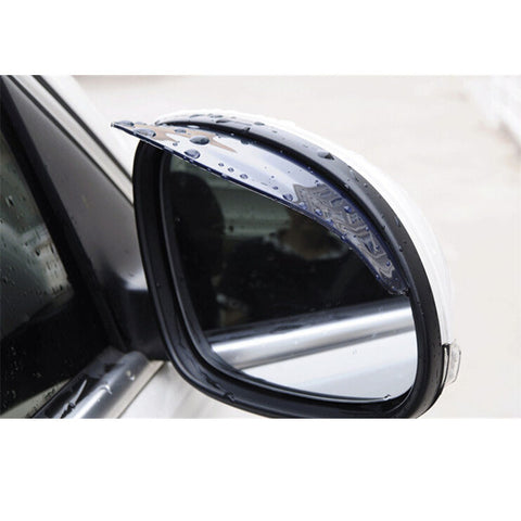 Universal 2pcs/pair Car rearview mirror rain Eyebrow Visor Shade Shield Water Guard For Car Truck thickened automotive supplies