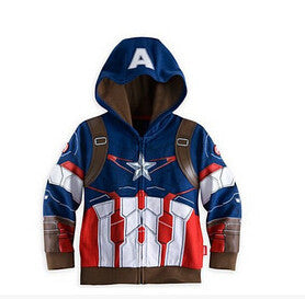 New year STAR WARS Avengers Iron Man boys Coat Hoodies Long Sleeve Boy's jacket Sweatshirt Kids Outerwear