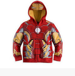 New year STAR WARS Avengers Iron Man boys Coat Hoodies Long Sleeve Boy's jacket Sweatshirt Kids Outerwear